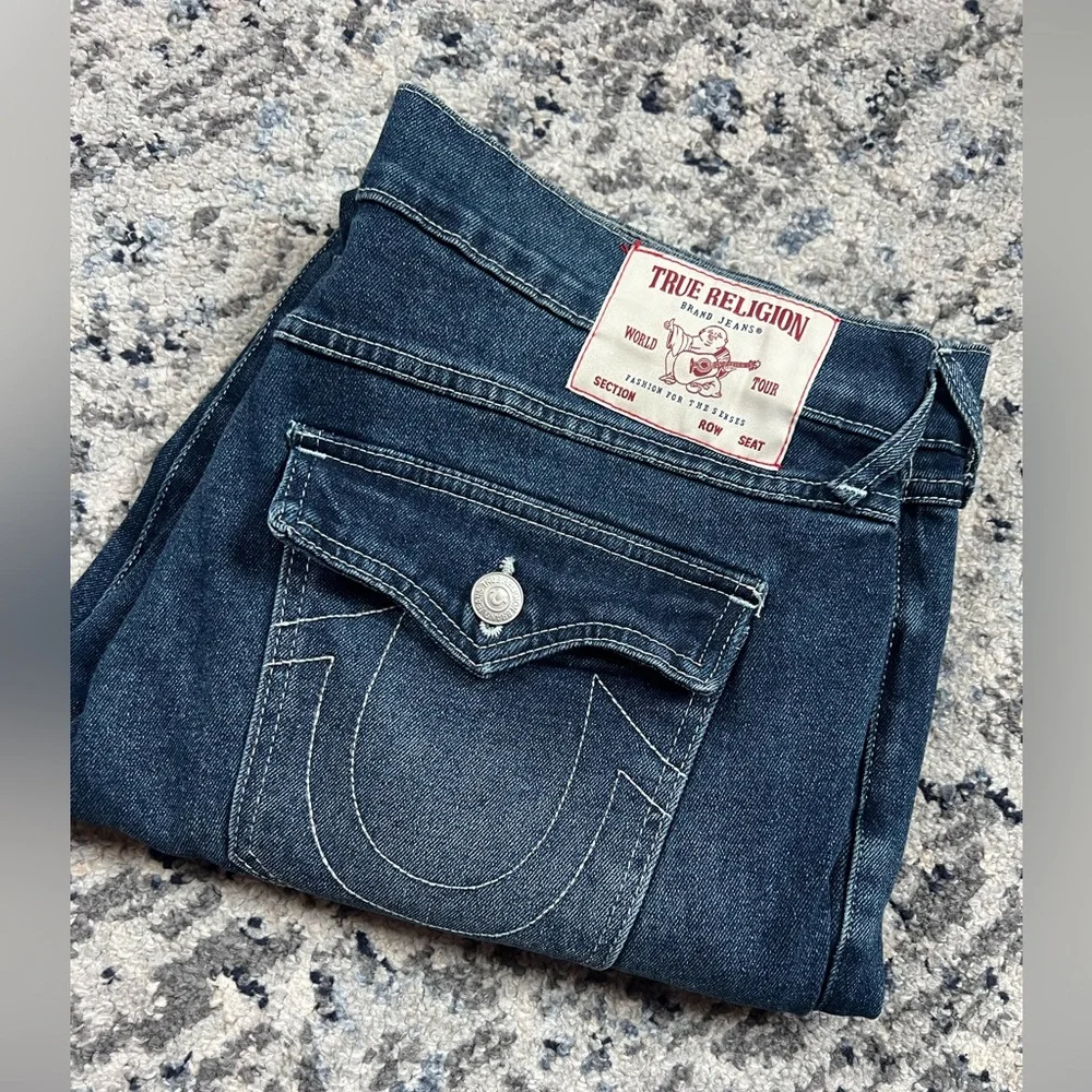 True Religion Men’s Geno Relaxed Slim Jeans 36
